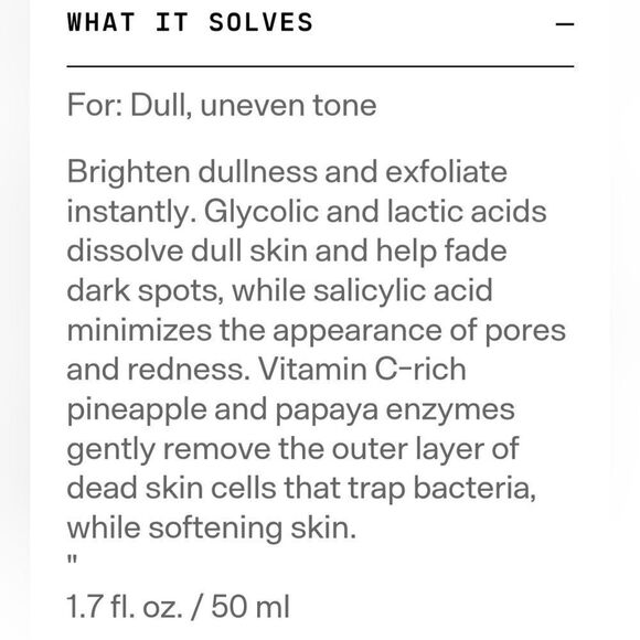 VERSED Doctor's Visit Instant Resurfacing Mask NEW - Picture 7 of 16